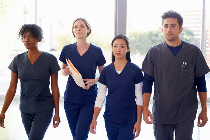 Practical nursing students at Discovery Community College in class