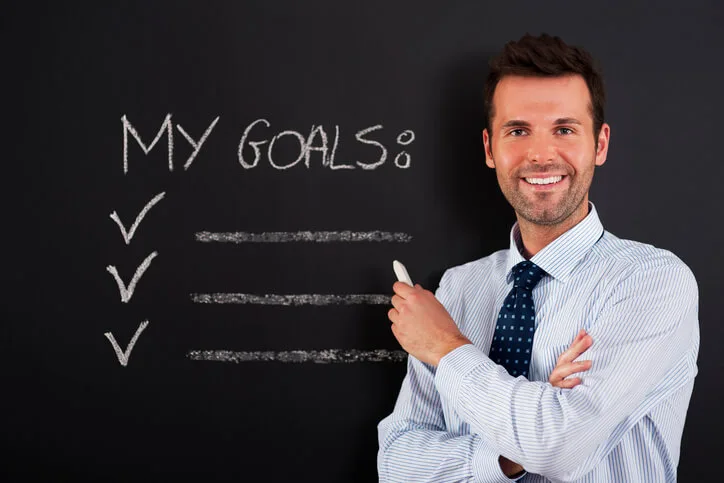 An adult student reflecting on career goals and career change at the start of the new year