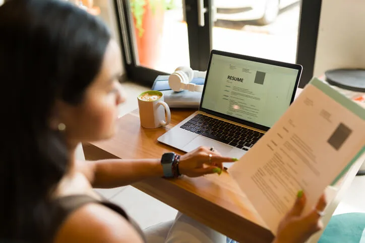 A student updating skills and abilities on a resume for 2026